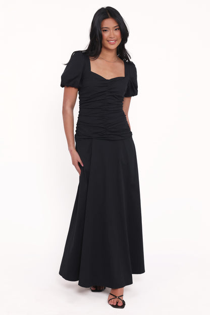 Denver Midi Dress - Black
