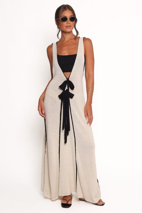 Draco Midi Dress - Cream