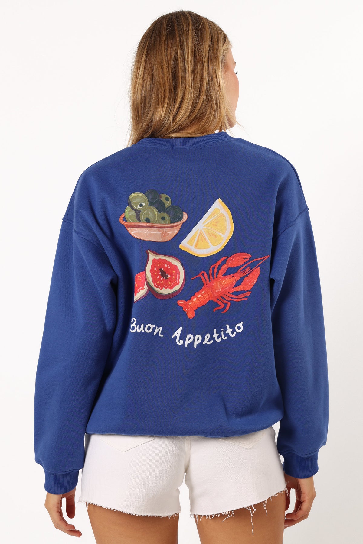 Buon Appetito Crewneck Sweatshirt - Royal
