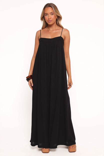 Abegail Flowy Jumpsuit - Black