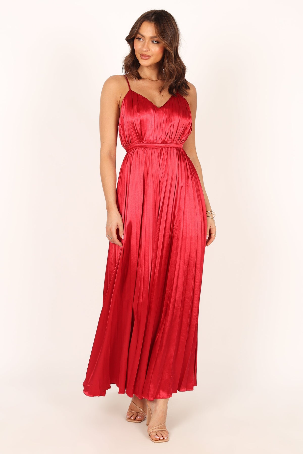 Eden Wide Leg Jumpsuit - Red