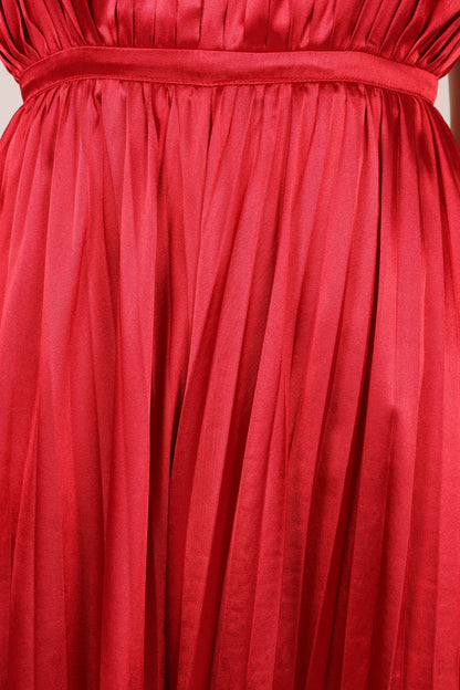 Eden Wide Leg Jumpsuit - Red