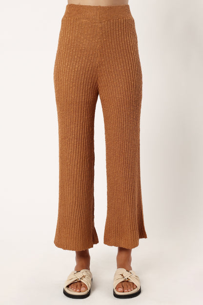 Anna Knitted Set - Brown