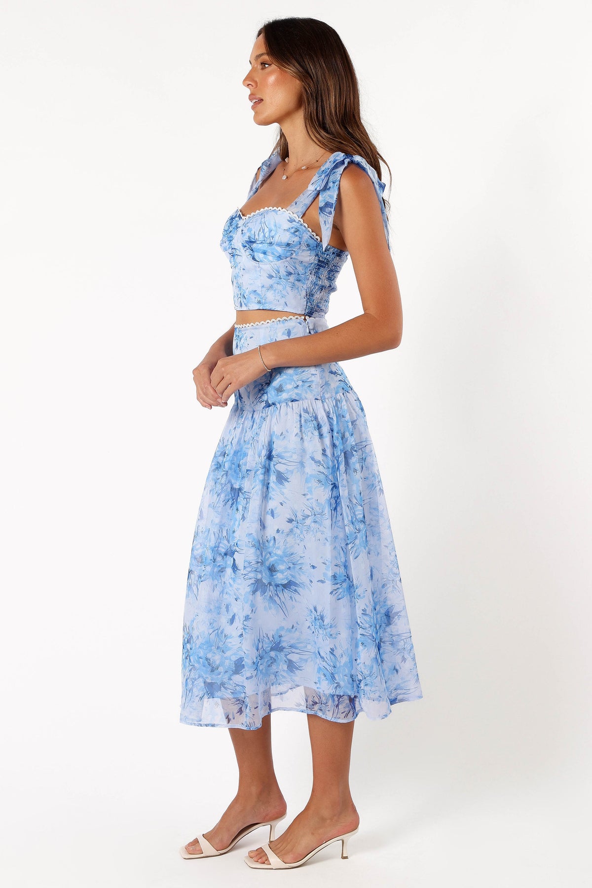 Elle Two Piece Set - Blue Floral