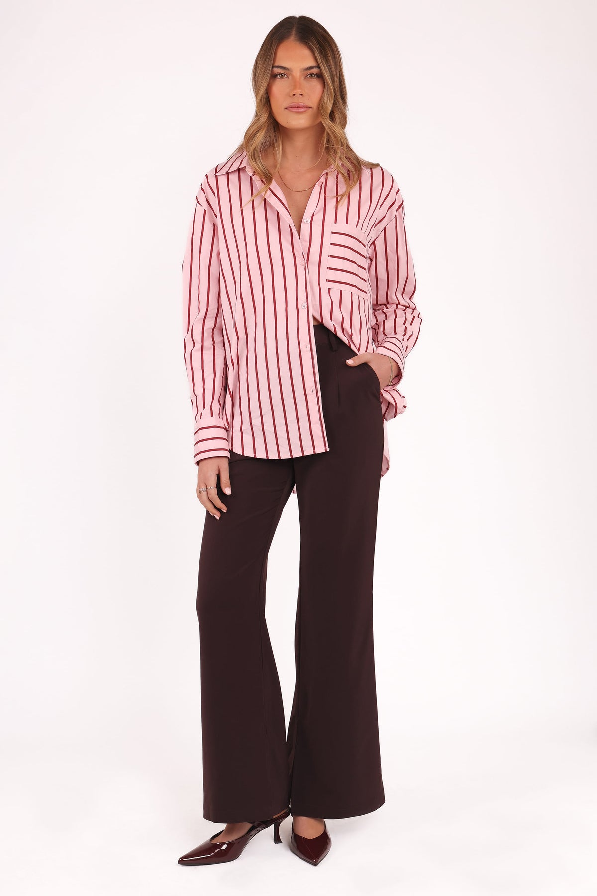 Adam Stripe Shirt - Pink