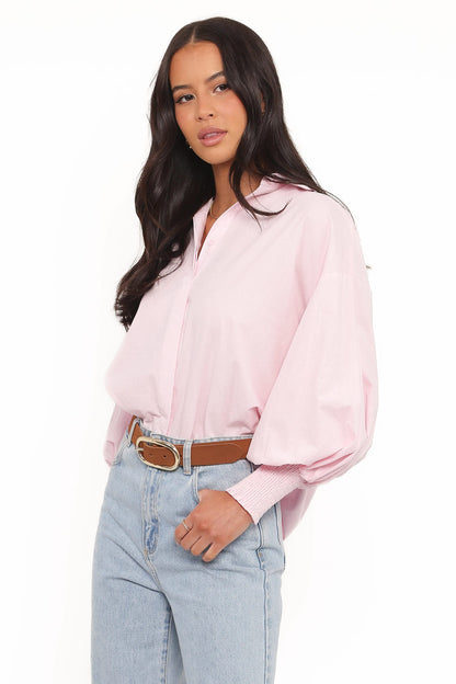 Carys Shirt - Pale Pink