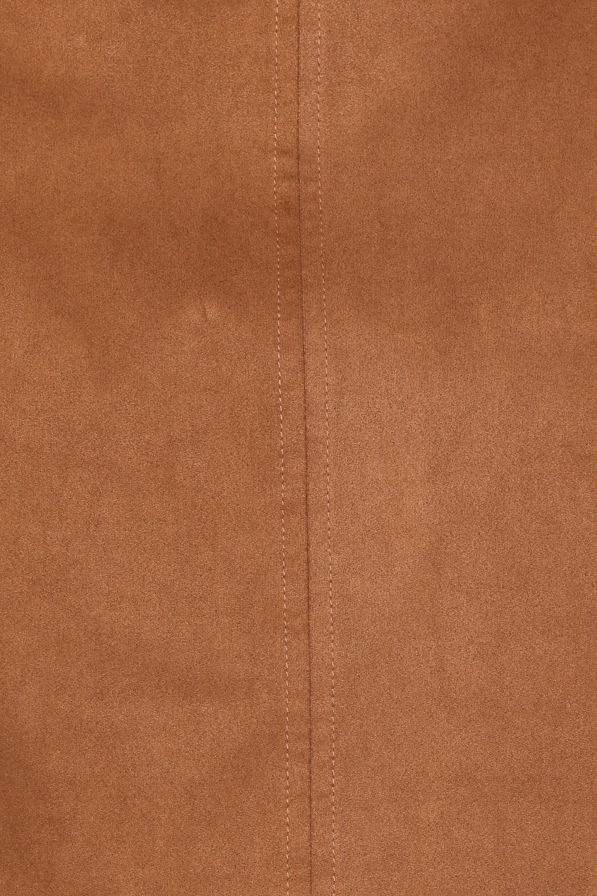 Charles Faux Sueded Top - Camel