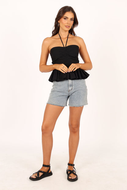Dede Halter Top - Black
