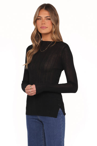 Delphine Top - Black