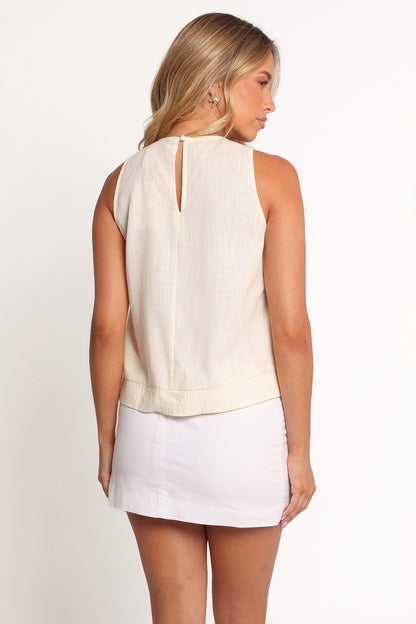 Doria Top - Cream