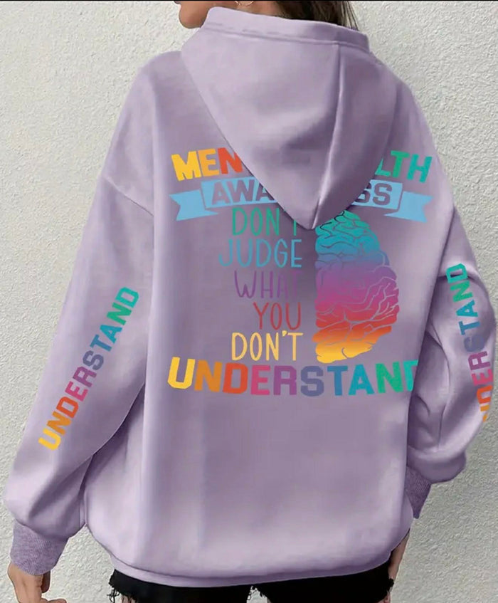 Plus Size "Understand"  hoodie 🇬🇧