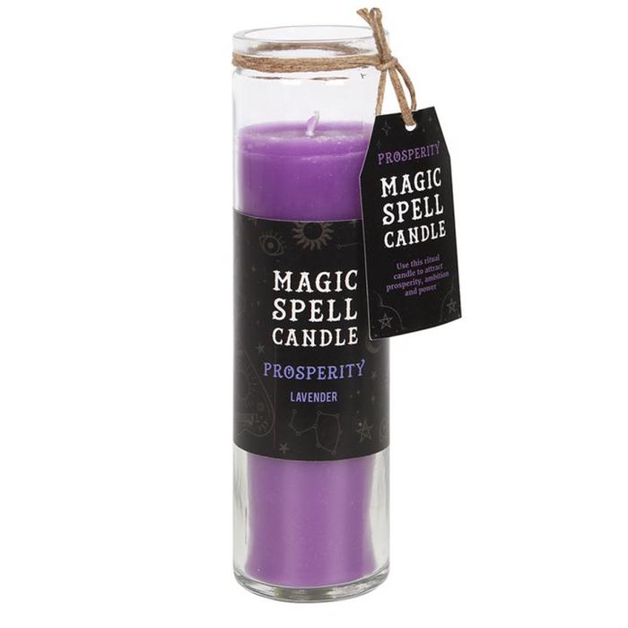 Prosperity Lavender Magic Spell Tube Candle 🇬🇧