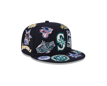 Seattle Mariners MLB All Over Patch 59FIFTY Fitted New Era