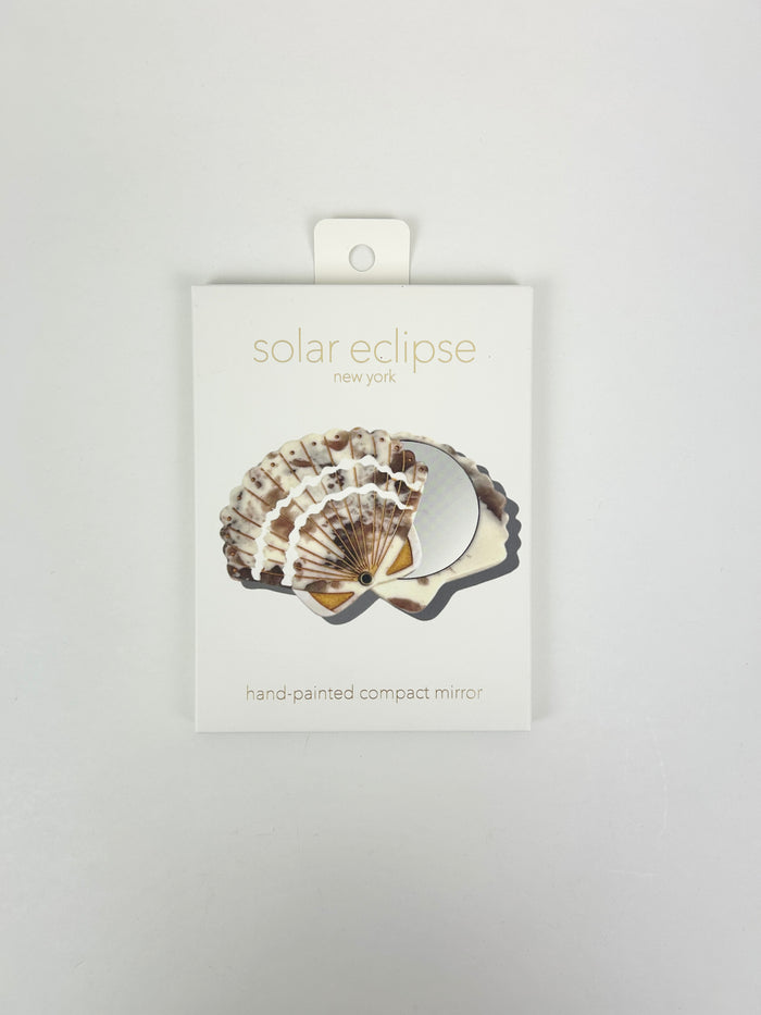 Solar Eclipse Seashell Compact Mirror Hair Accessories in at Wrapsody