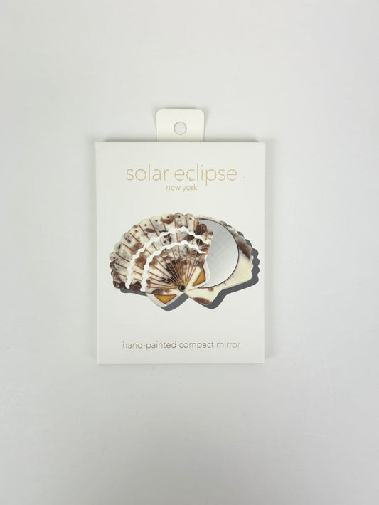 Solar Eclipse Seashell Compact Mirror Hair Accessories in at Wrapsody