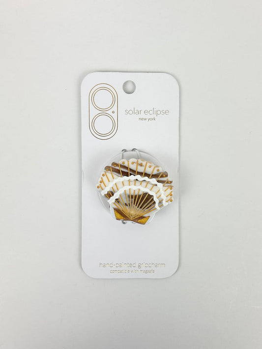 Solar Eclipse Seashell GripCharm Travel Accessories in at Wrapsody