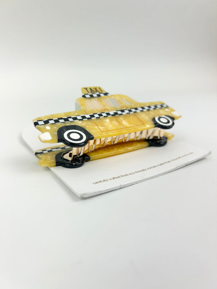 Solar Eclipse Yellow Taxi Cab Hair Clip Hair Accessories in at Wrapsody