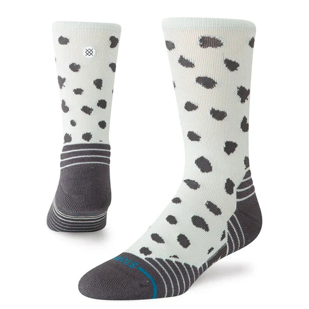 Stance Socks Leopard Mid Crew Light Blue