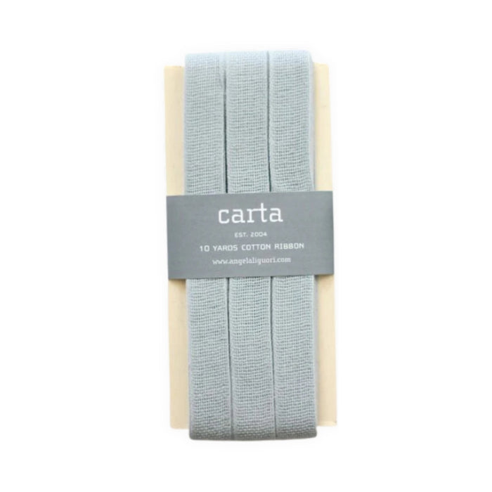 Studio Carta Loose Weave Cotton Ribbon - Ice