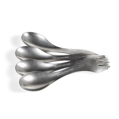 Swedish Spork 4-pack stainless
