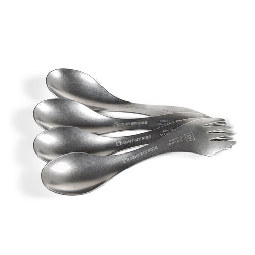 Swedish Spork 4-pack stainless