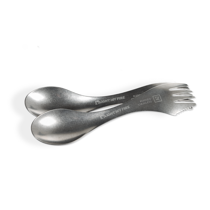 Swedish Spork stainless 2-pack