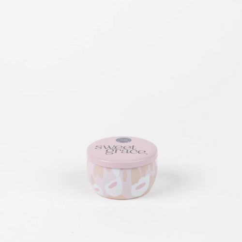 Sweet Grace Pink Tin Candle 4oz Candles in at Wrapsody