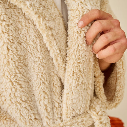 Teddy Marl Dressing Gown Floor Length, Adults 🇬🇧