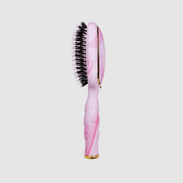 Teleties Boar Bristle Pinch Me Hairbrush Hair Accessories in at Wrapsody