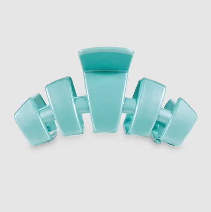 Teleties Classic Clip Medium - Totally Turquoise Hair Accessories in at Wrapsody