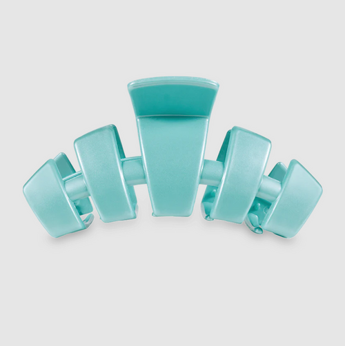 Teleties Classic Clip Medium - Totally Turquoise Hair Accessories in at Wrapsody