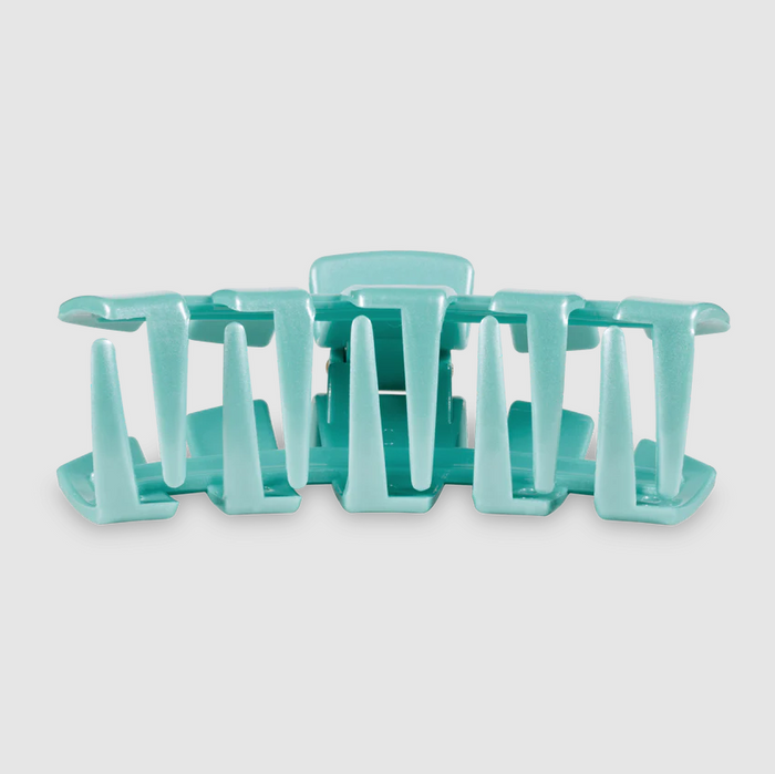 Teleties Classic Clip Medium - Totally Turquoise Hair Accessories in at Wrapsody