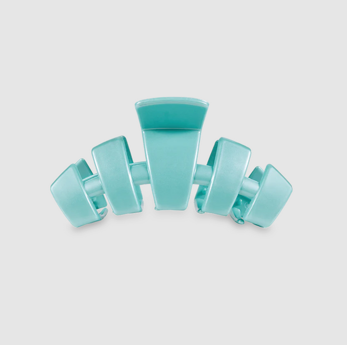 Teleties Classic Clip Small - Totally Turquoise Hair Accessories in at Wrapsody