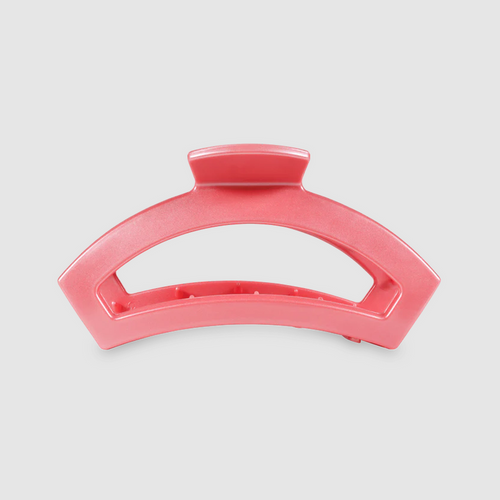 Teleties Open Clip Medium - Calming Coral Hair Accessories in at Wrapsody