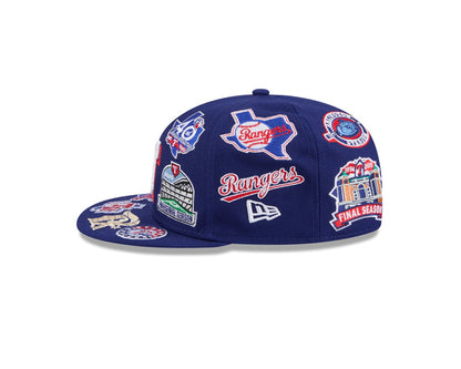 Texas Rangers MLB All Over Patch 59FIFTY Fitted New Era