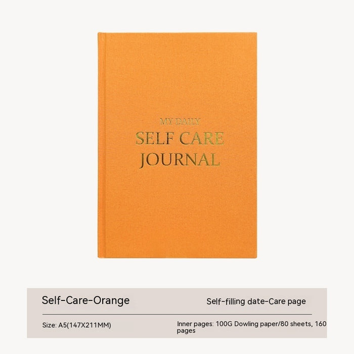 Thanksgiving Diary Happy Self-care Diary Boy English Version A5 Notebook Cloth Book  🇨🇳