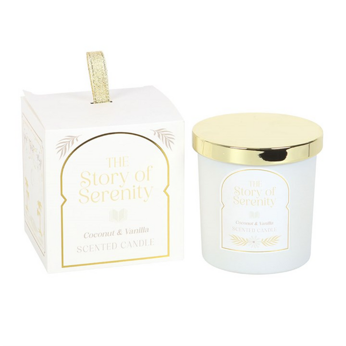 The Story of Serenity Coconut & Vanilla Candle 🇬🇧