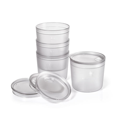 Tumbler with snap lid short 4-pack