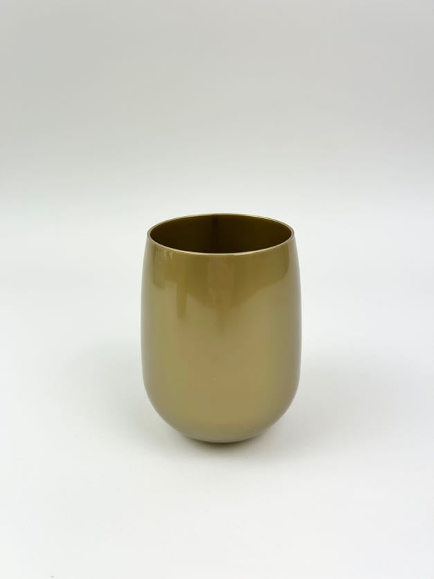 Unbreakable Wine Glass Gold Drinkware in at Wrapsody