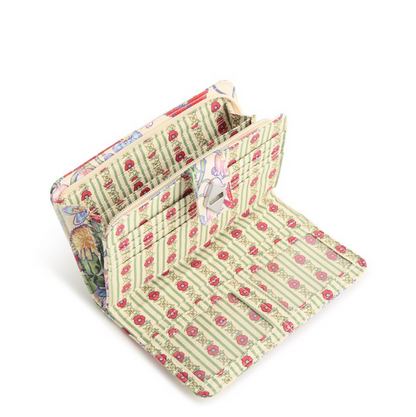 Vera Bradley All the Pretty Wildflowers Turnlock Wallet Wallets in at Wrapsody