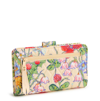 Vera Bradley All the Pretty Wildflowers Turnlock Wallet Wallets in at Wrapsody