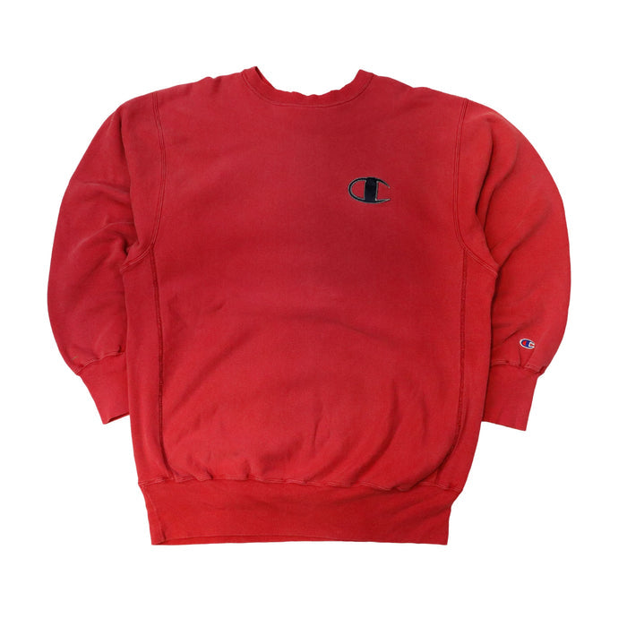 Vintage Champion Reverse Weave Red Sweatshirt Size XXL