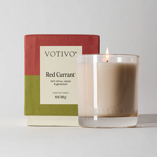 Votivo 10oz Candle Red Currant Candles in at Wrapsody