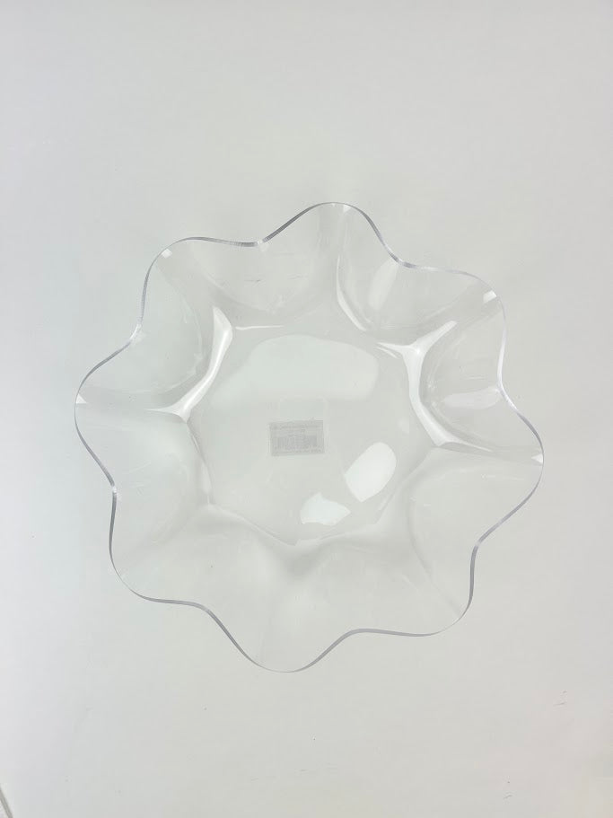 Wavy Nesting Bowl Clear Medium Home Decor in at Wrapsody