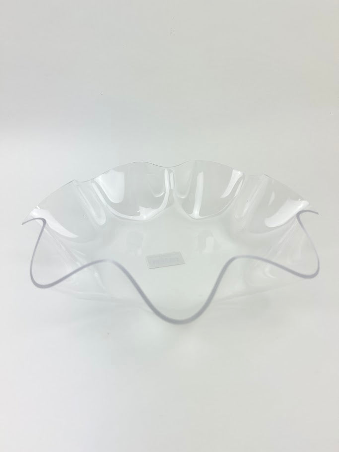 Wavy Nesting Bowl Clear Medium Home Decor in at Wrapsody