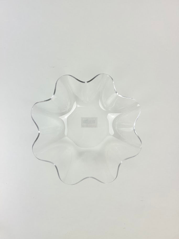 Wavy Nesting Bowl Clear Small Home Decor in at Wrapsody