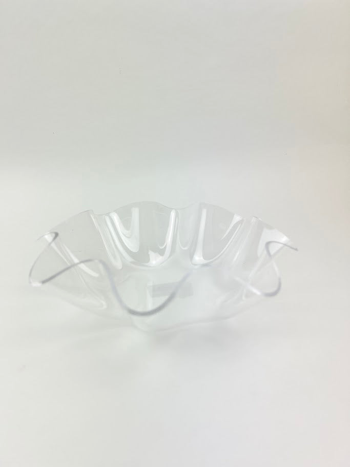 Wavy Nesting Bowl Clear Small Home Decor in at Wrapsody