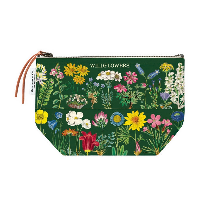 Wildflowers 2 Pouch - Cavallini & Co.