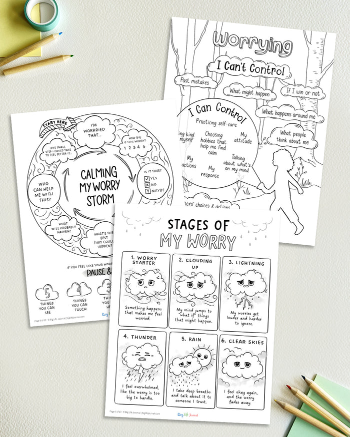 Worry Toolbox Kit PDF (ages 5-12)