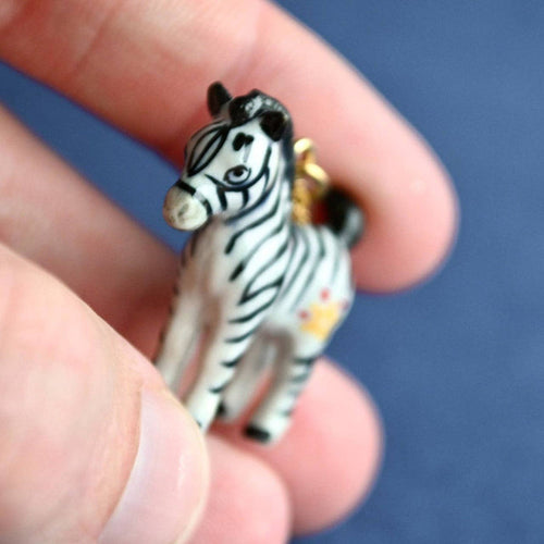 Zebra Porcelain Necklace - Camp Hallow